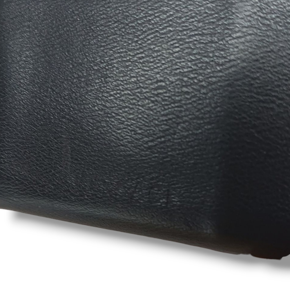Versace Unisex Mini Trifold Black Leather Wallet with Gold Medusa Logo - Picture 7 of 12